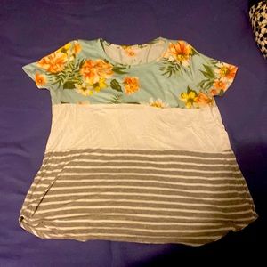 Brand: 7th ray Size: XL Color: gray/ blue